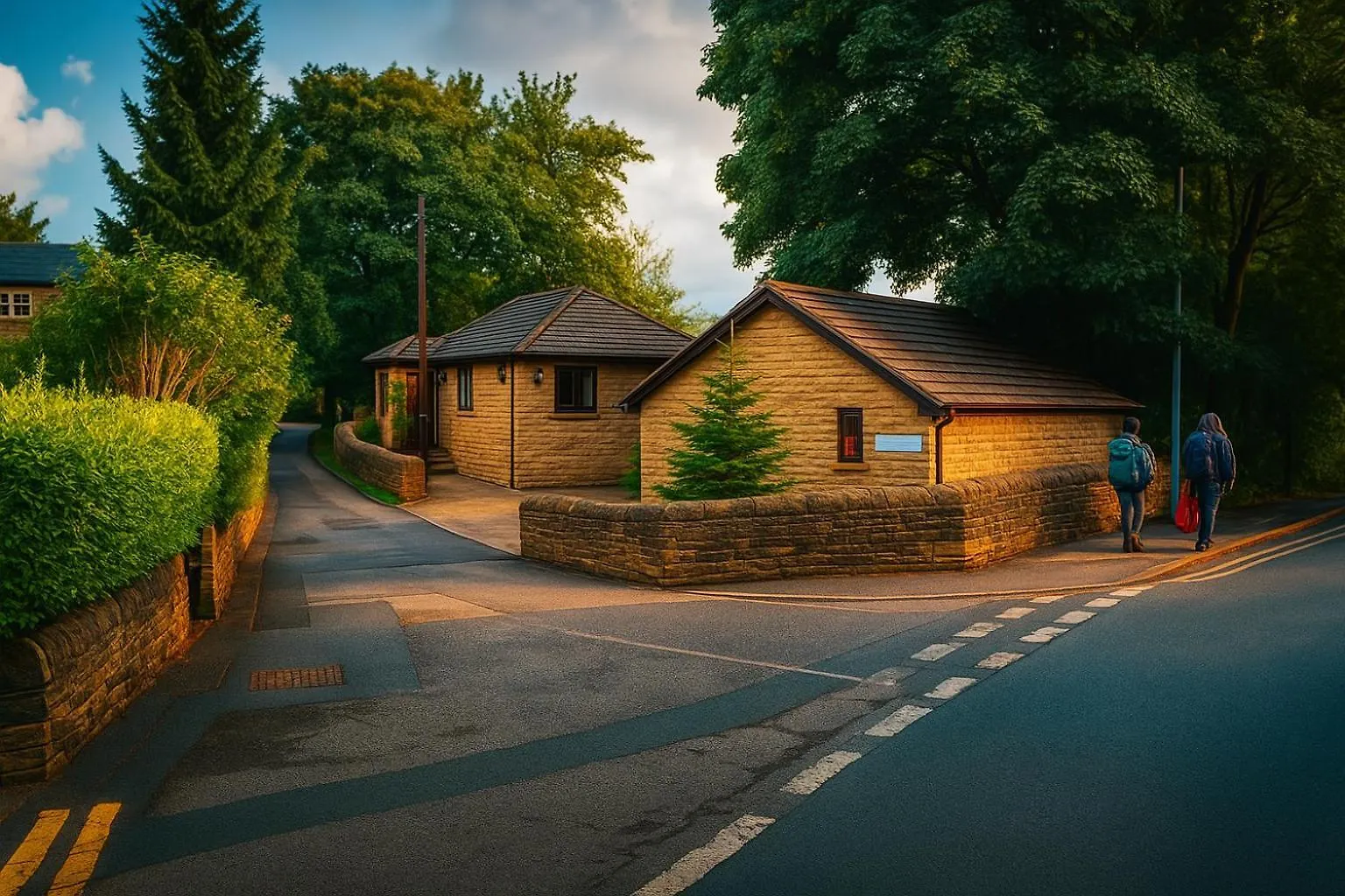 Lister Park Bradford 2Bed Detached Cottage House Parking Cinema Screen Games Room בית נופש